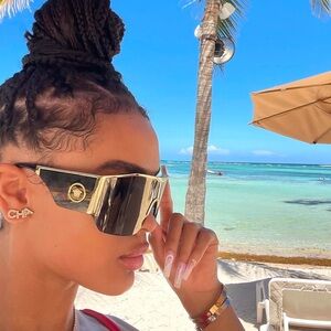 Versace Gold Sunglasses